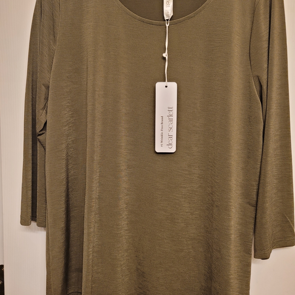 Olive Green Women's Top